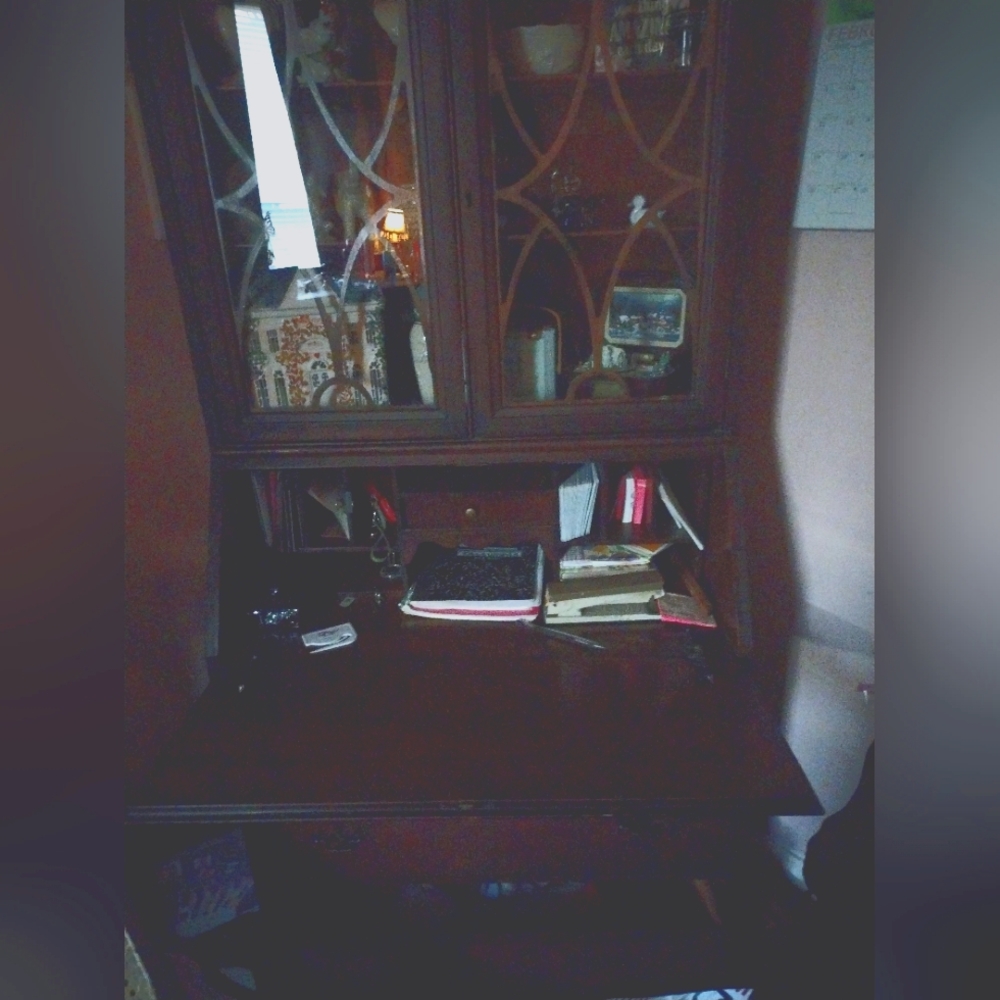 Antique Hideaway Desk